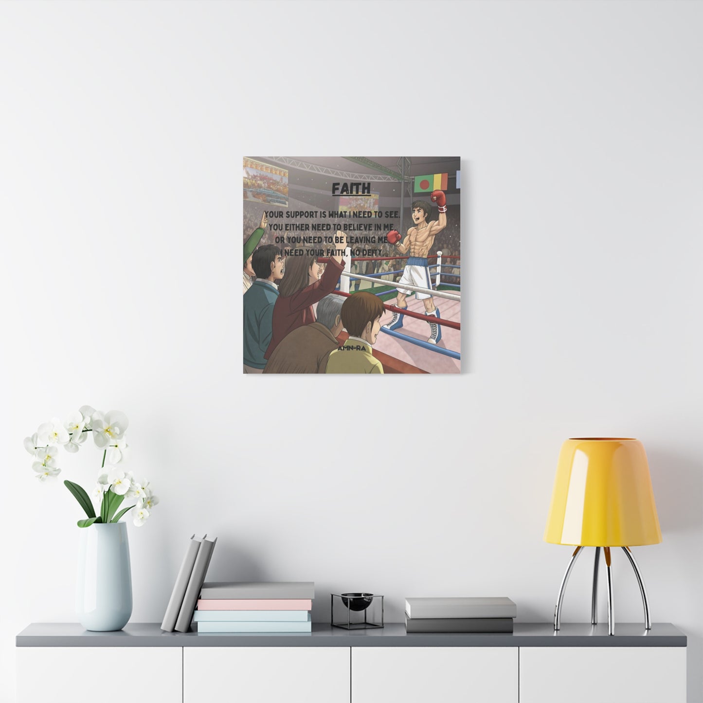 Canvas Poster - Full Color "Faith" by AMN_RA