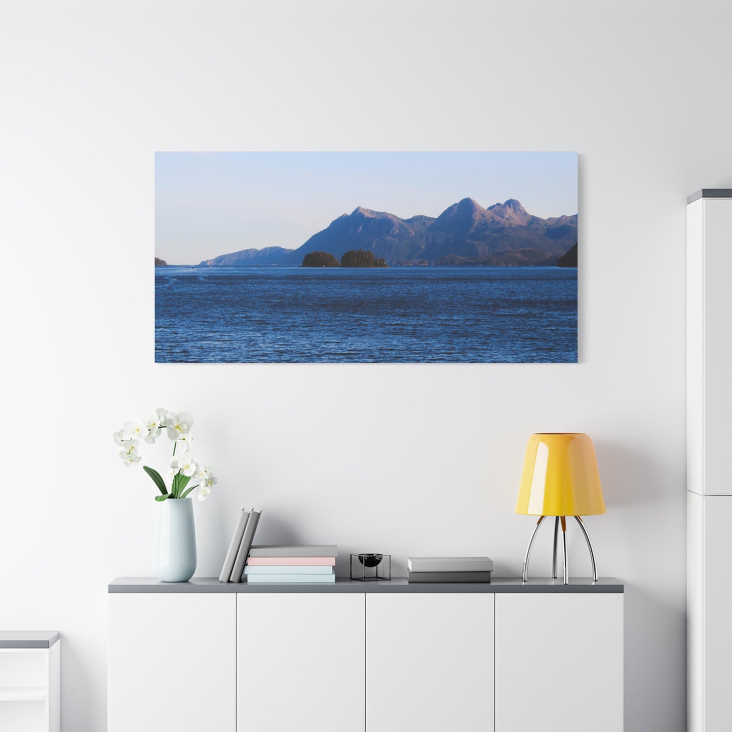 Canvas Print - Where the Mountains Meet the Ocean Photo