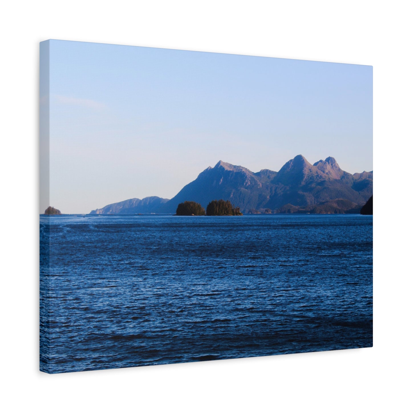 Canvas Print - Where the Mountains Meet the Ocean Photo