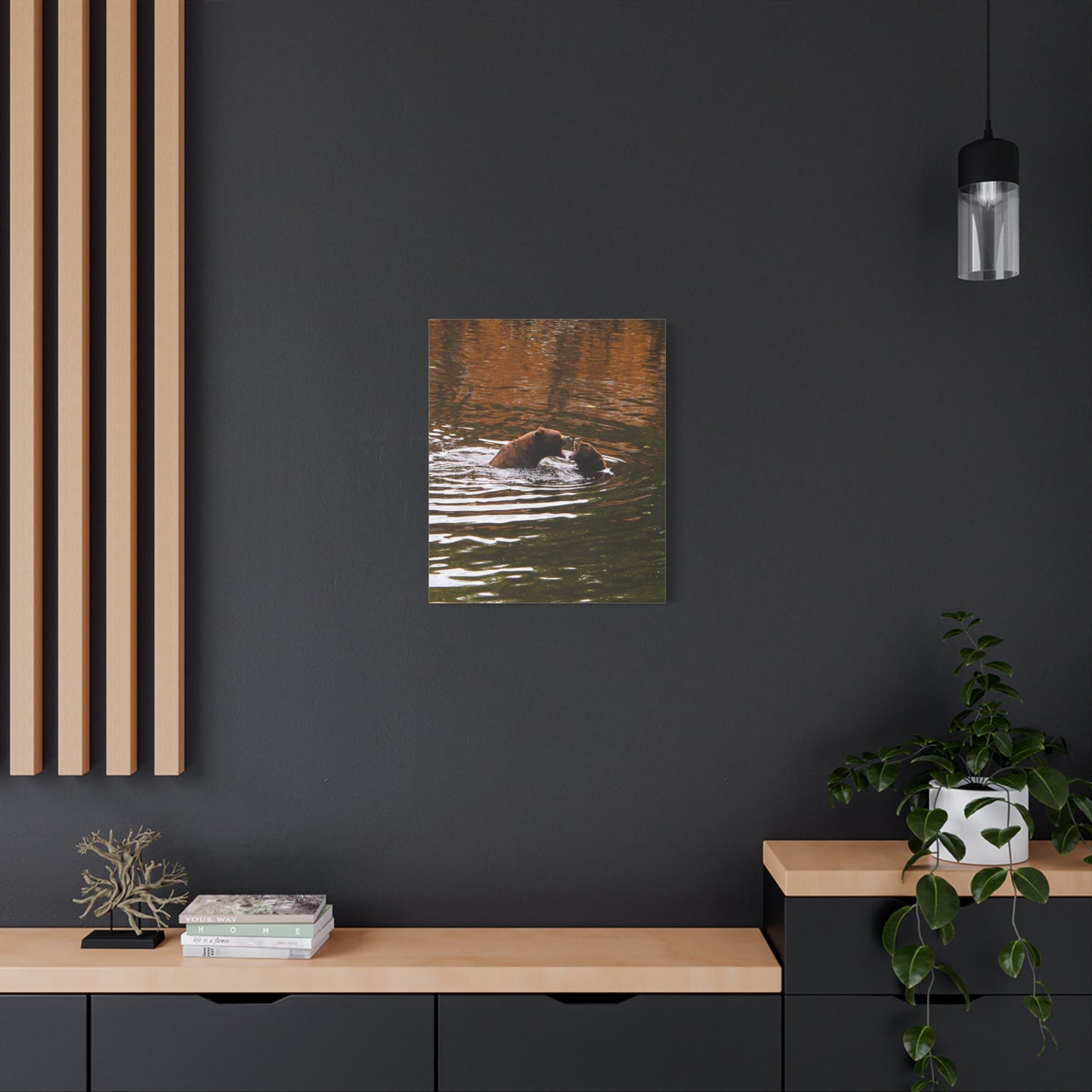 Canvas Print - Talking Bears Photograph