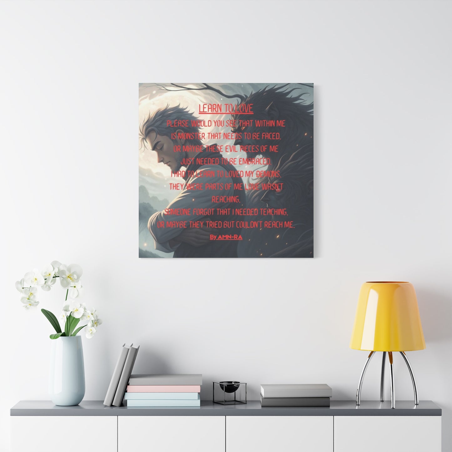 Canvas Print - Learn To Love - By AMN-RA