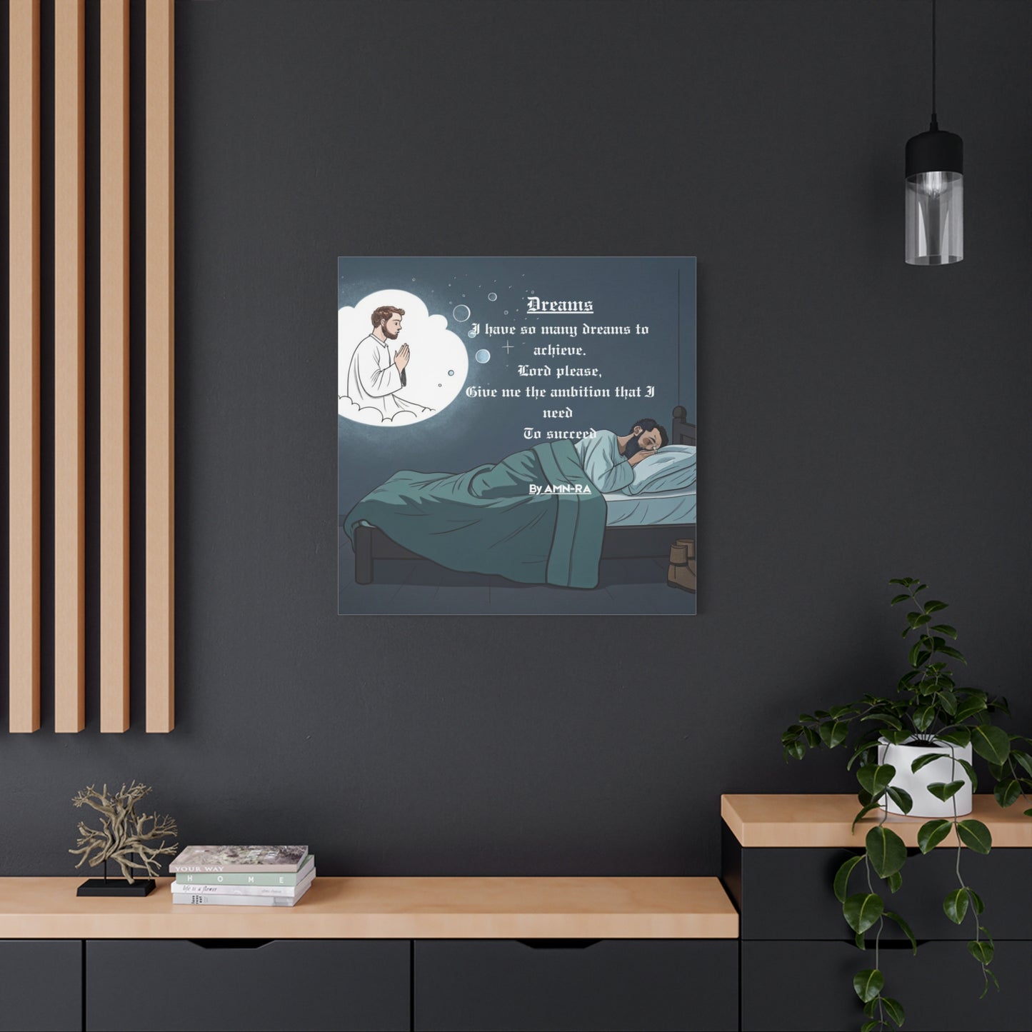 Poetic Canvas Print - Ascension - By AMN-RA