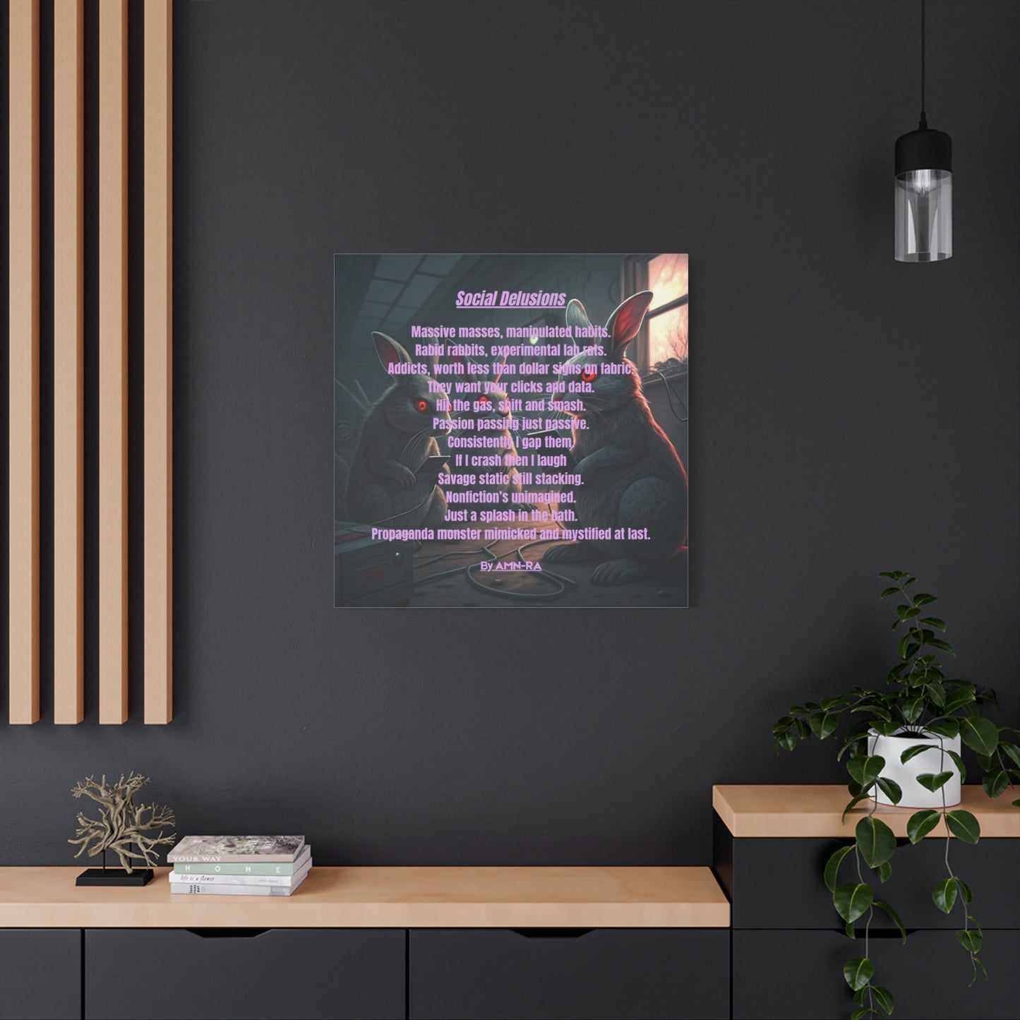 Canvas Print - Social Delusions - By AMN-RA