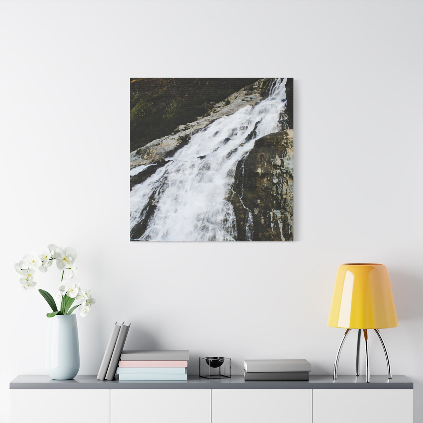 Canvas Print - Mighty Waterfall Photo