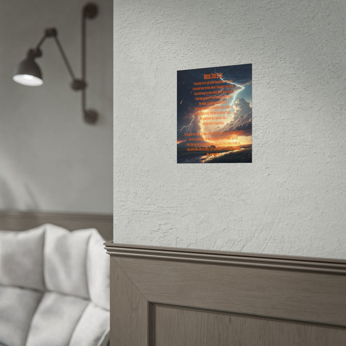 Print Poster - Need The Rain - By AMN-RA