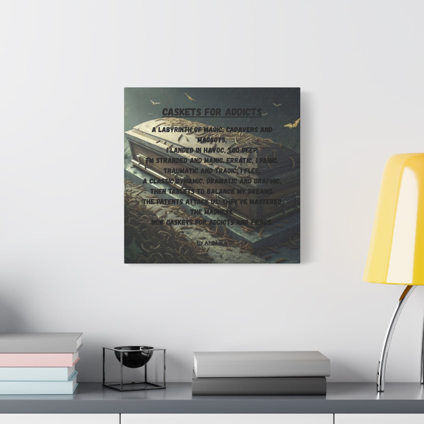Canvas Print - Caskets for Addicts - By AMN-RA