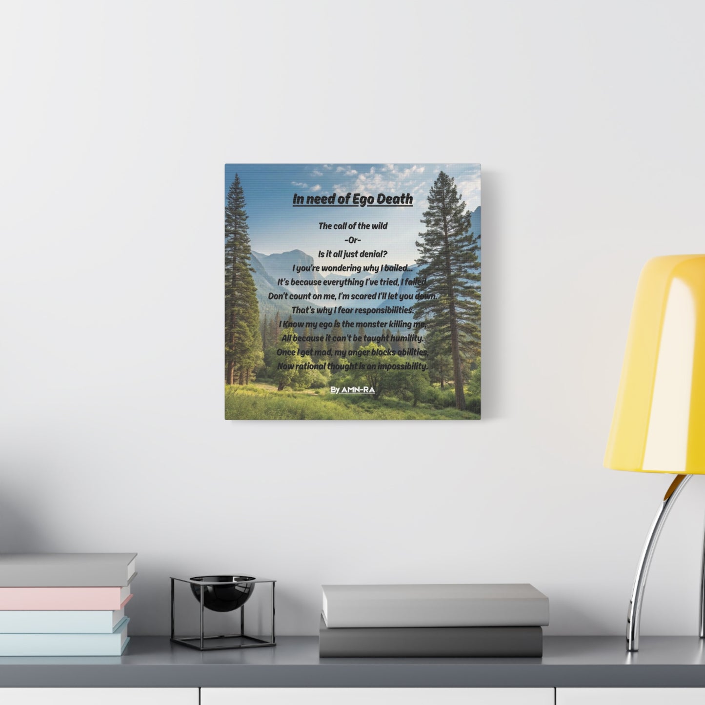 Canvas Print - In Need Of Ego Death - By AMN-RA