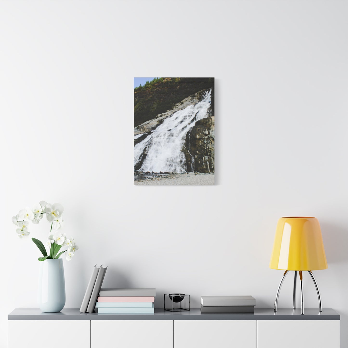 Canvas Print - Mighty Waterfall Photo