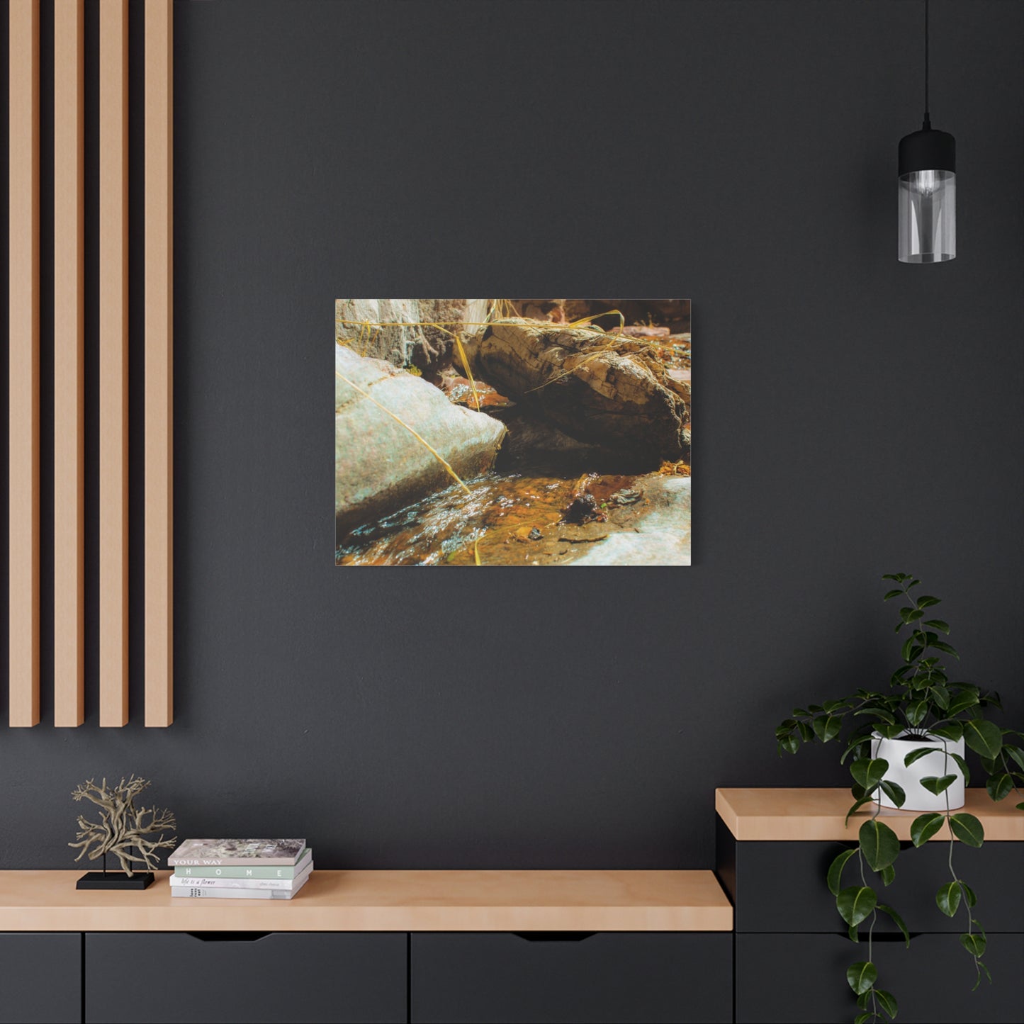 Canvas Print Lazy Log Photography