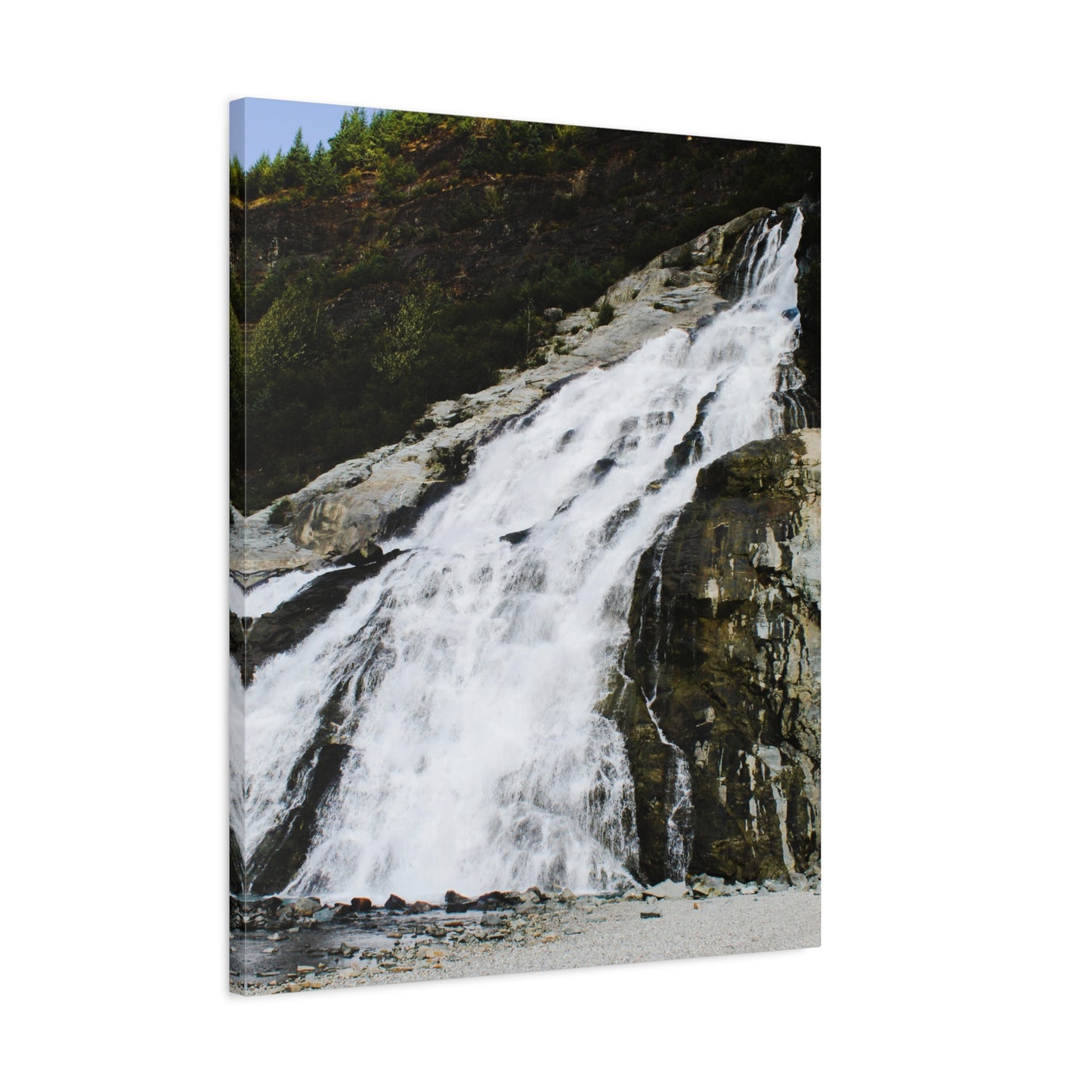 Canvas Print - Mighty Waterfall Photo