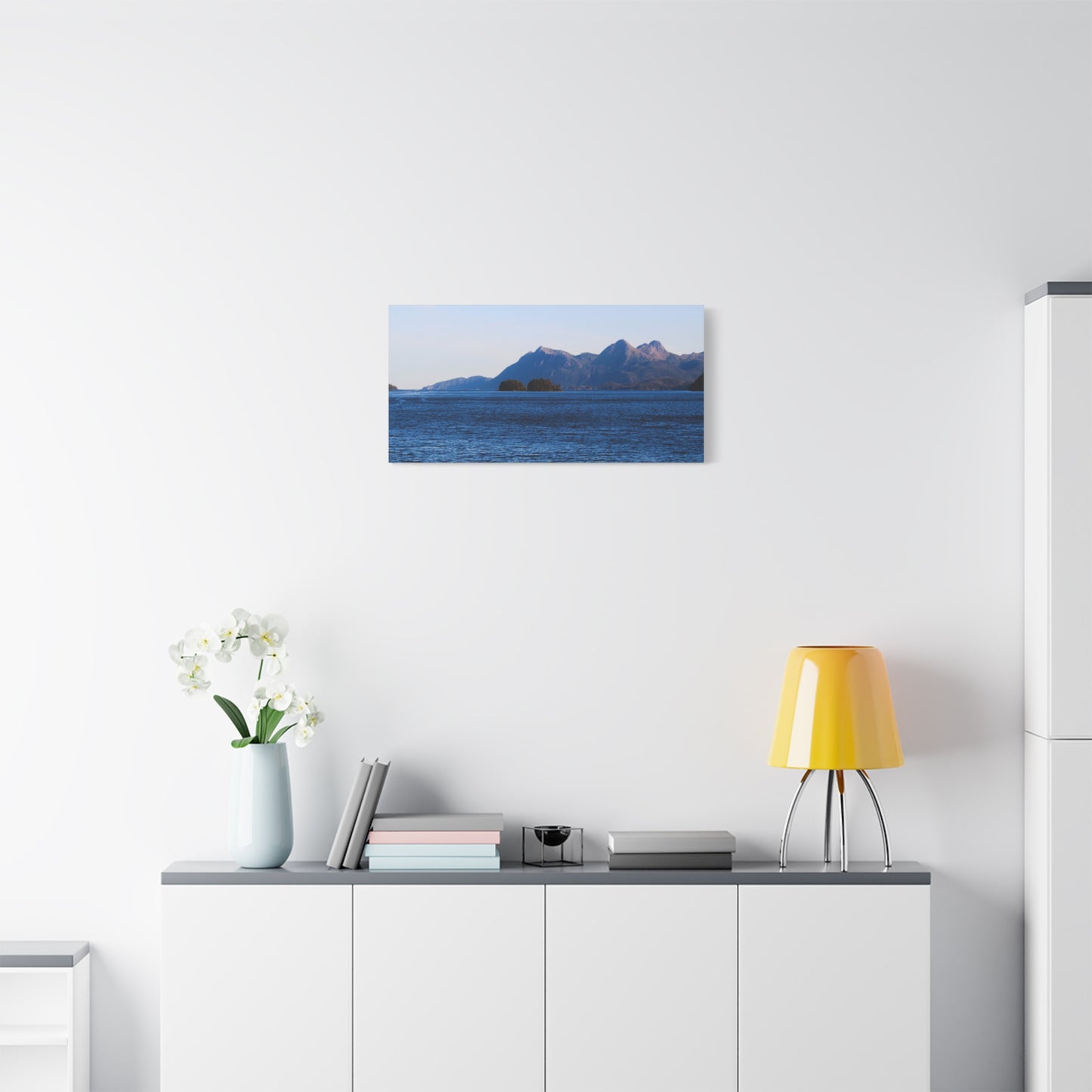 Canvas Print - Where the Mountains Meet the Ocean Photo