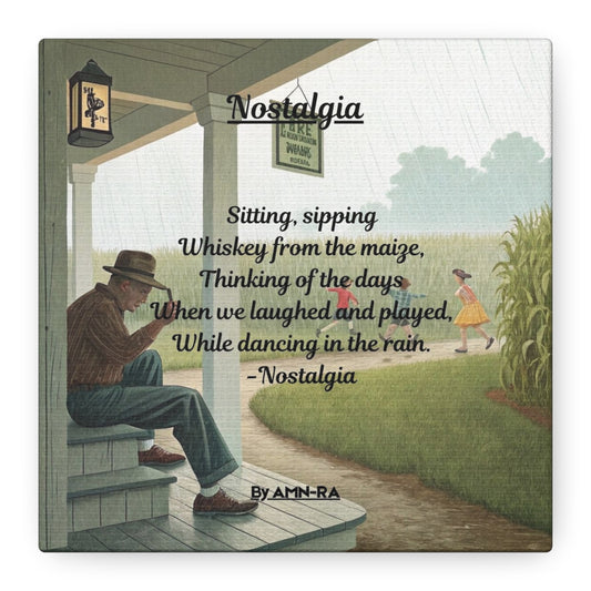 Canvas Poster - Full Color "Nostalgia" by AMN_RA