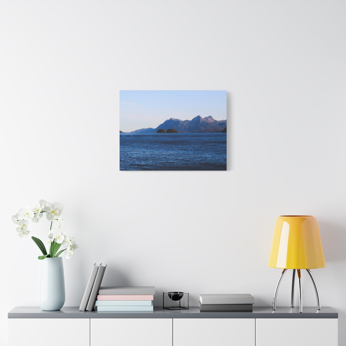 Canvas Print - Where the Mountains Meet the Ocean Photo