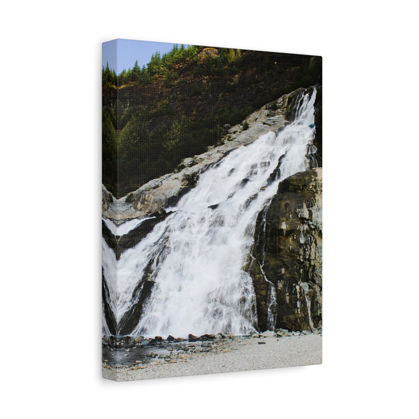 Canvas Print - Mighty Waterfall Photo