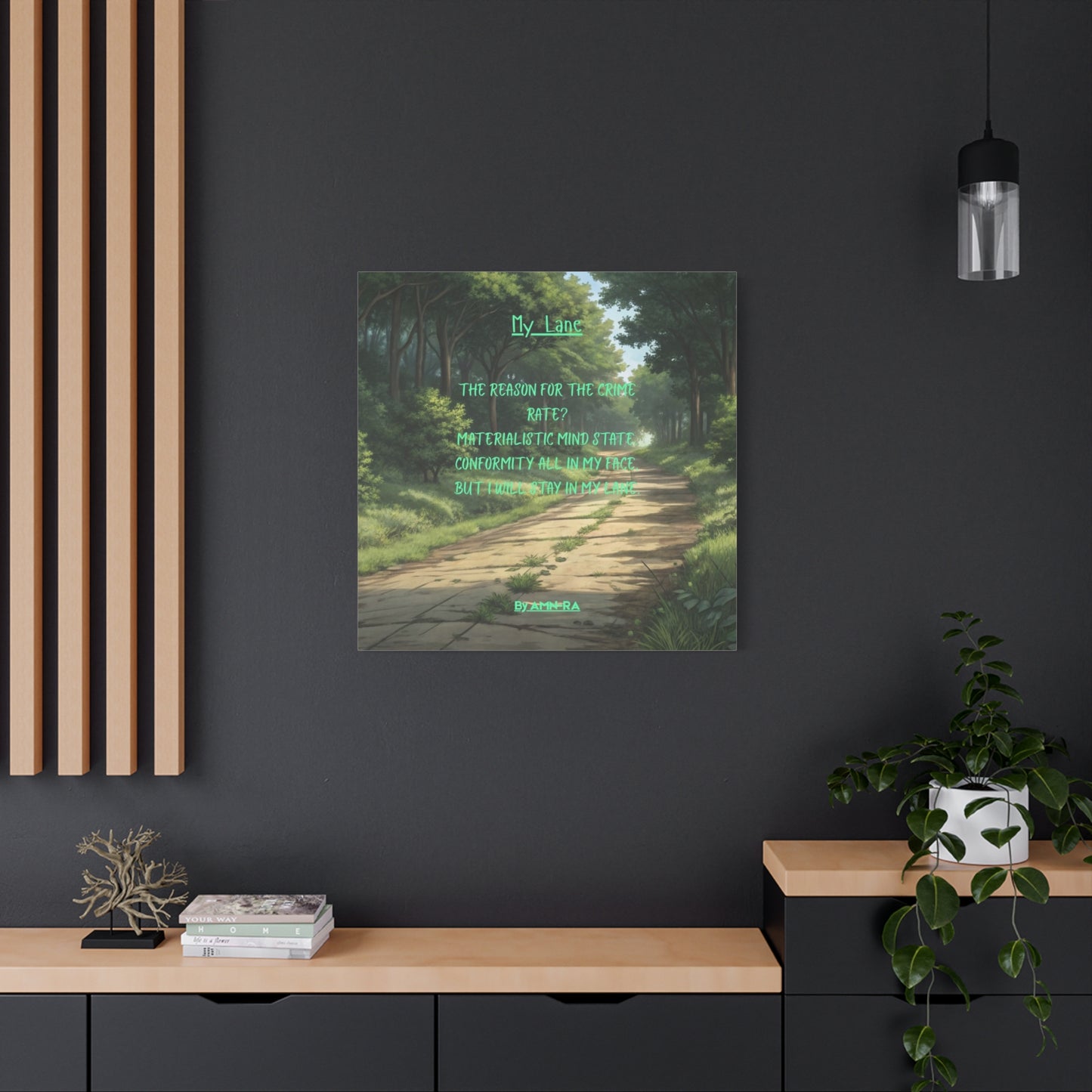 Canvas Print - My Lane - By AMN-RA