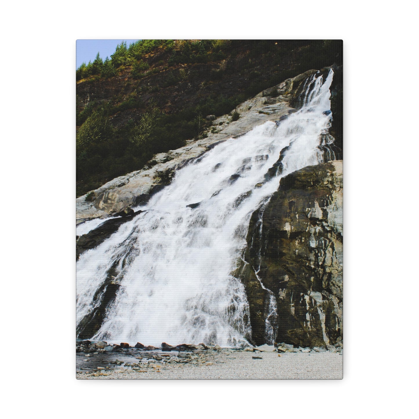Canvas Print - Mighty Waterfall Photo