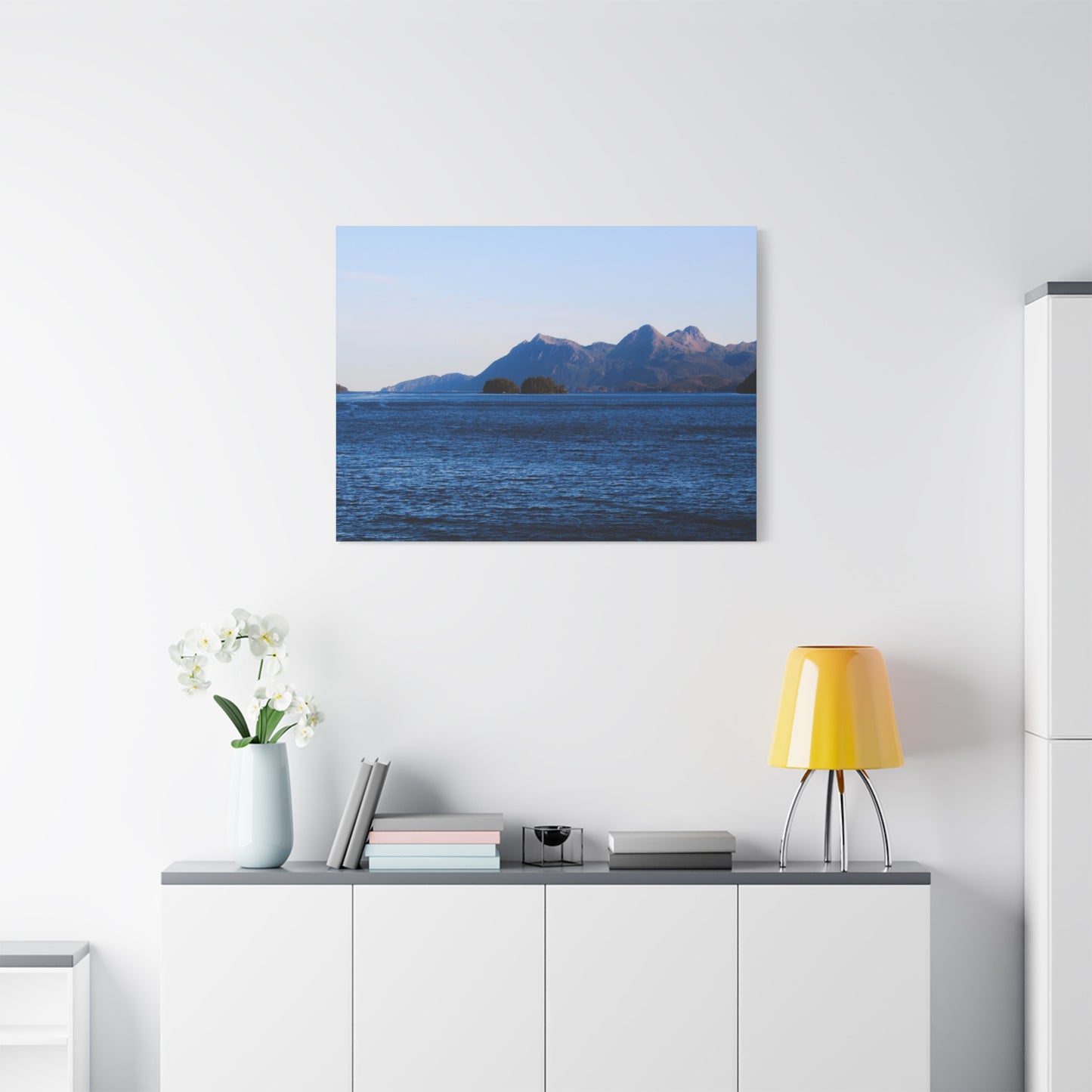 Canvas Print - Where the Mountains Meet the Ocean Photo