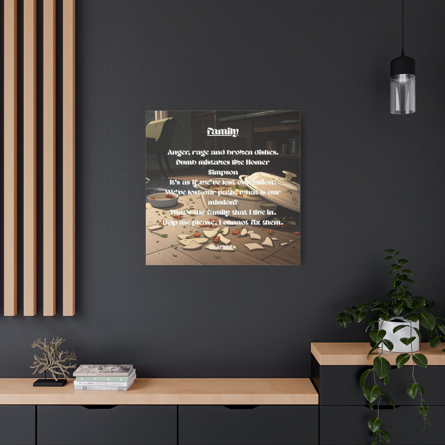 Canvas Print: Family Poem by AMN-RA