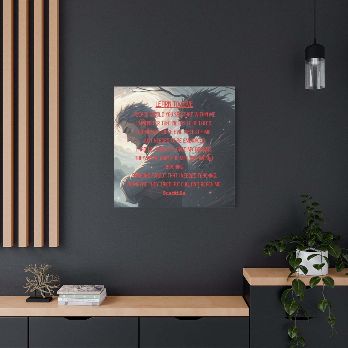 Canvas Print - Learn To Love - By AMN-RA