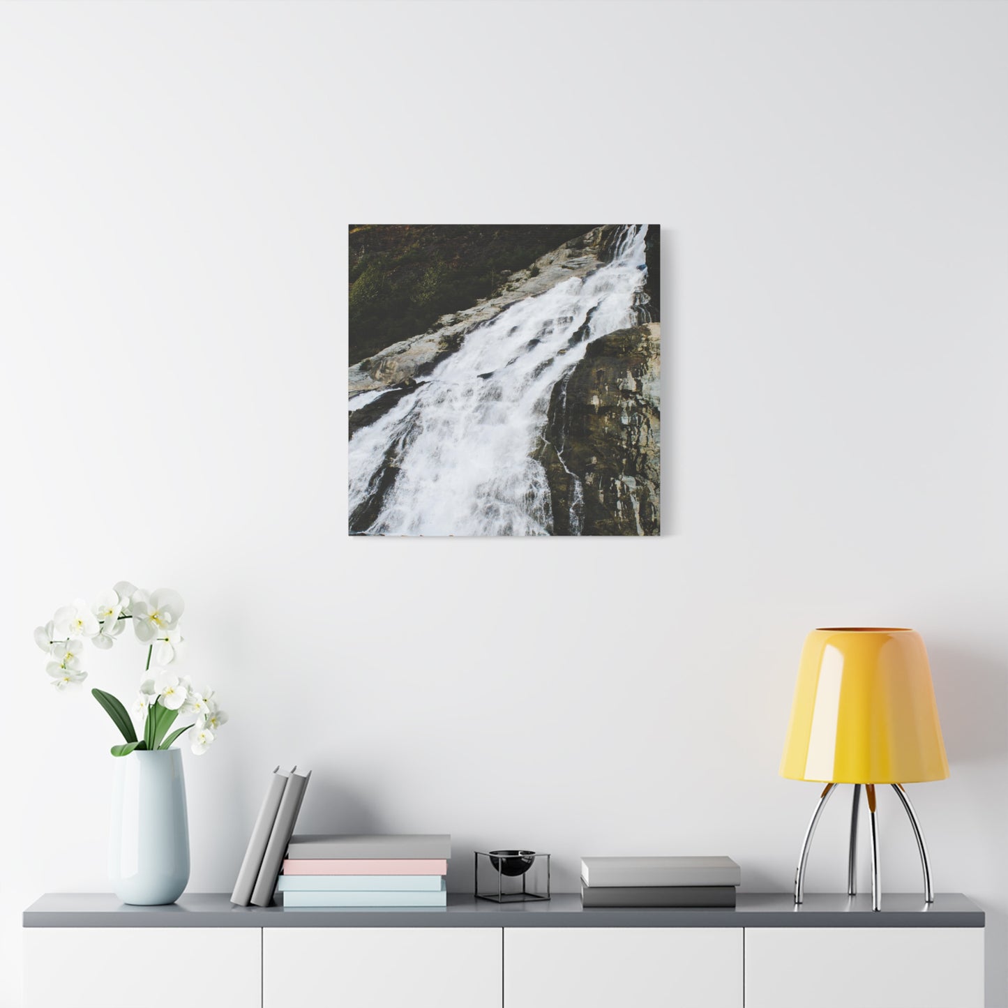 Canvas Print - Mighty Waterfall Photo