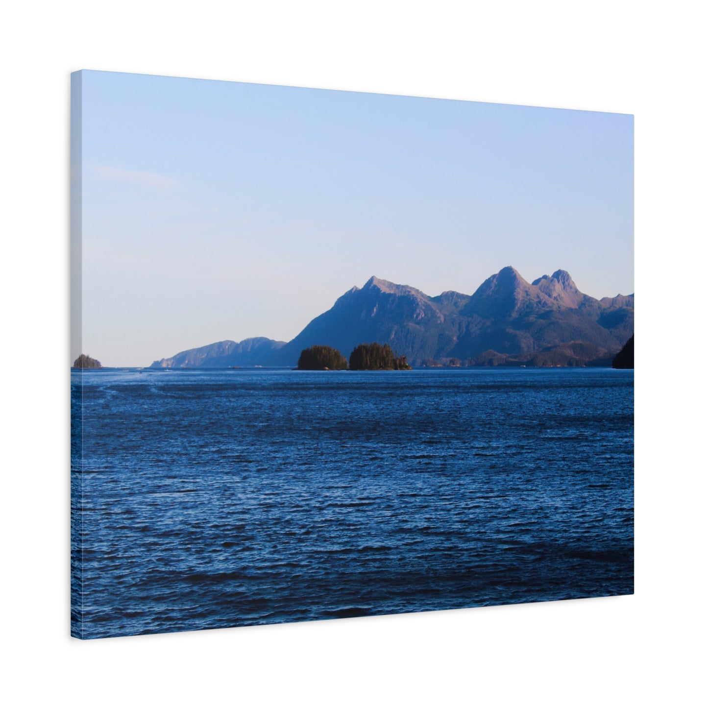 Canvas Print - Where the Mountains Meet the Ocean Photo