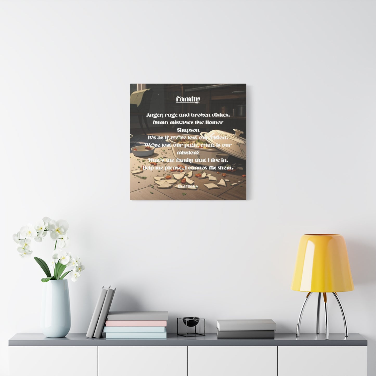 Canvas Print: Family Poem by AMN-RA