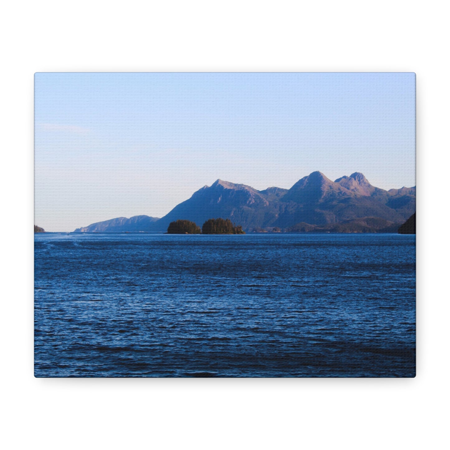 Canvas Print - Where the Mountains Meet the Ocean Photo