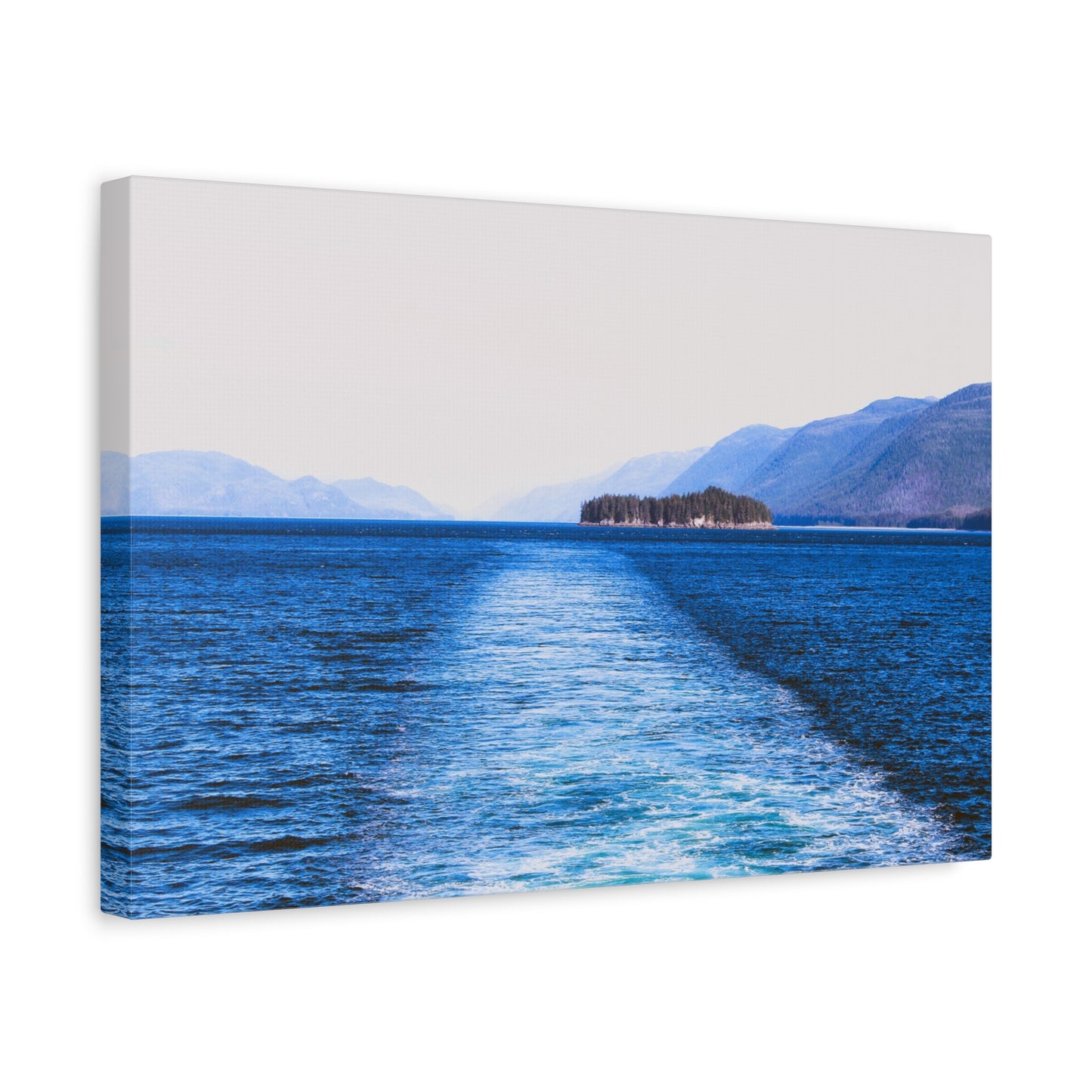 Canvas Print - Wake in Water Photo