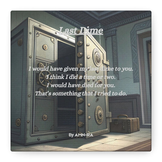Canvas Poster - Full Color "Last Dime" by AMN_RA