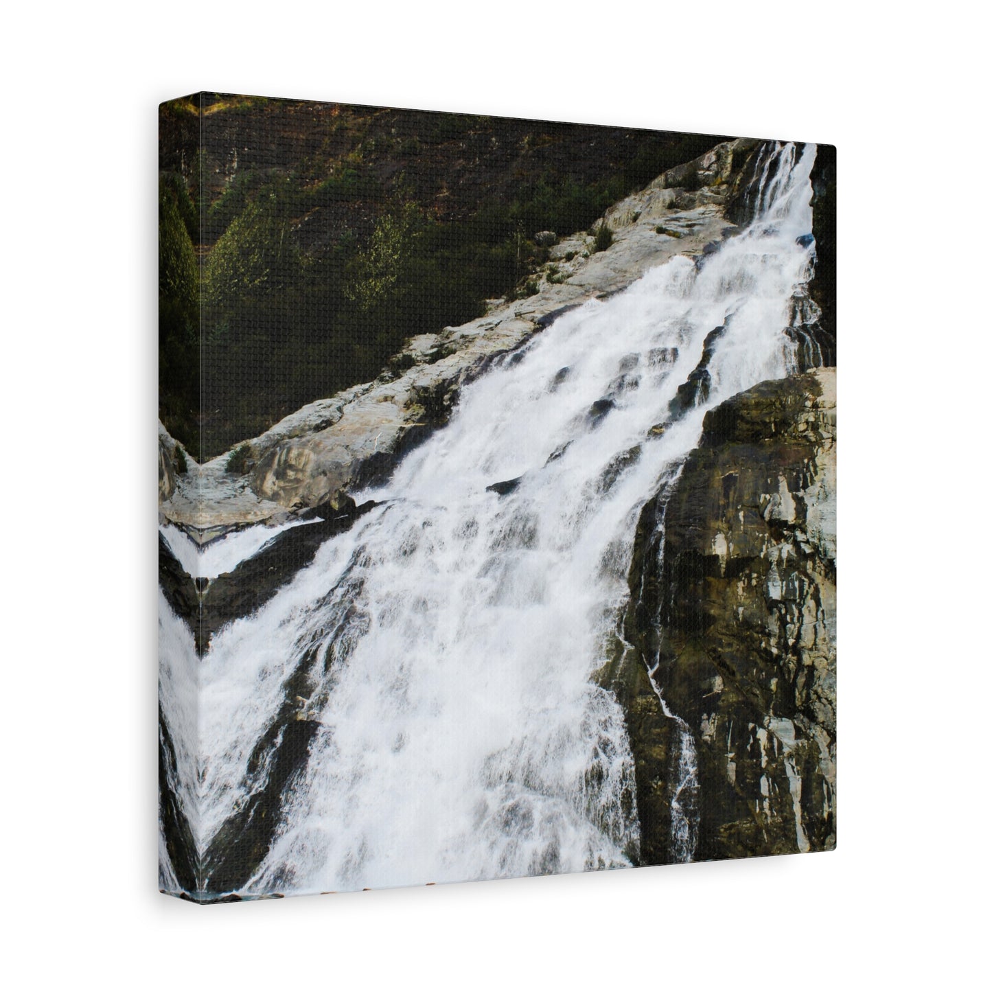 Canvas Print - Mighty Waterfall Photo