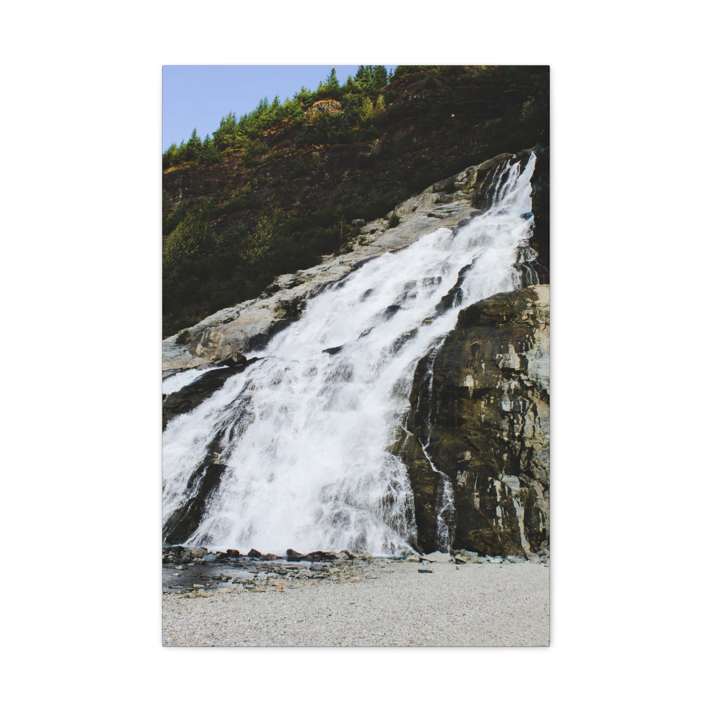 Canvas Print - Mighty Waterfall Photo