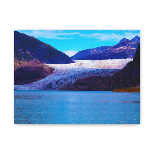 Canvas Print - Gorgeous Glacier Photo