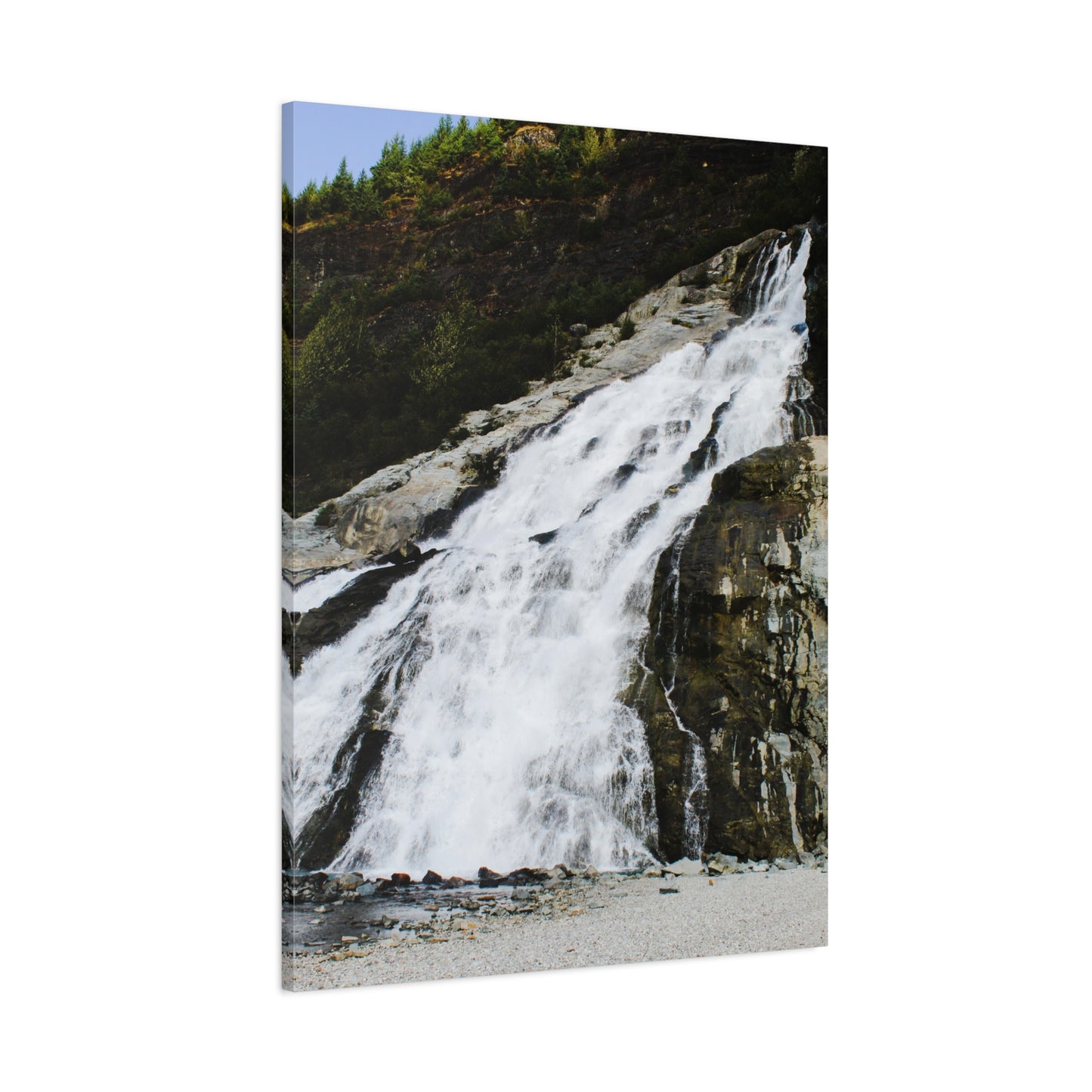 Canvas Print - Mighty Waterfall Photo