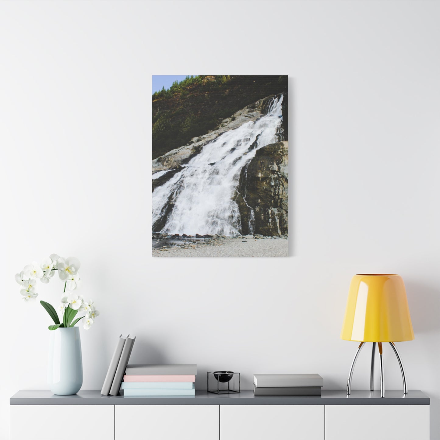 Canvas Print - Mighty Waterfall Photo