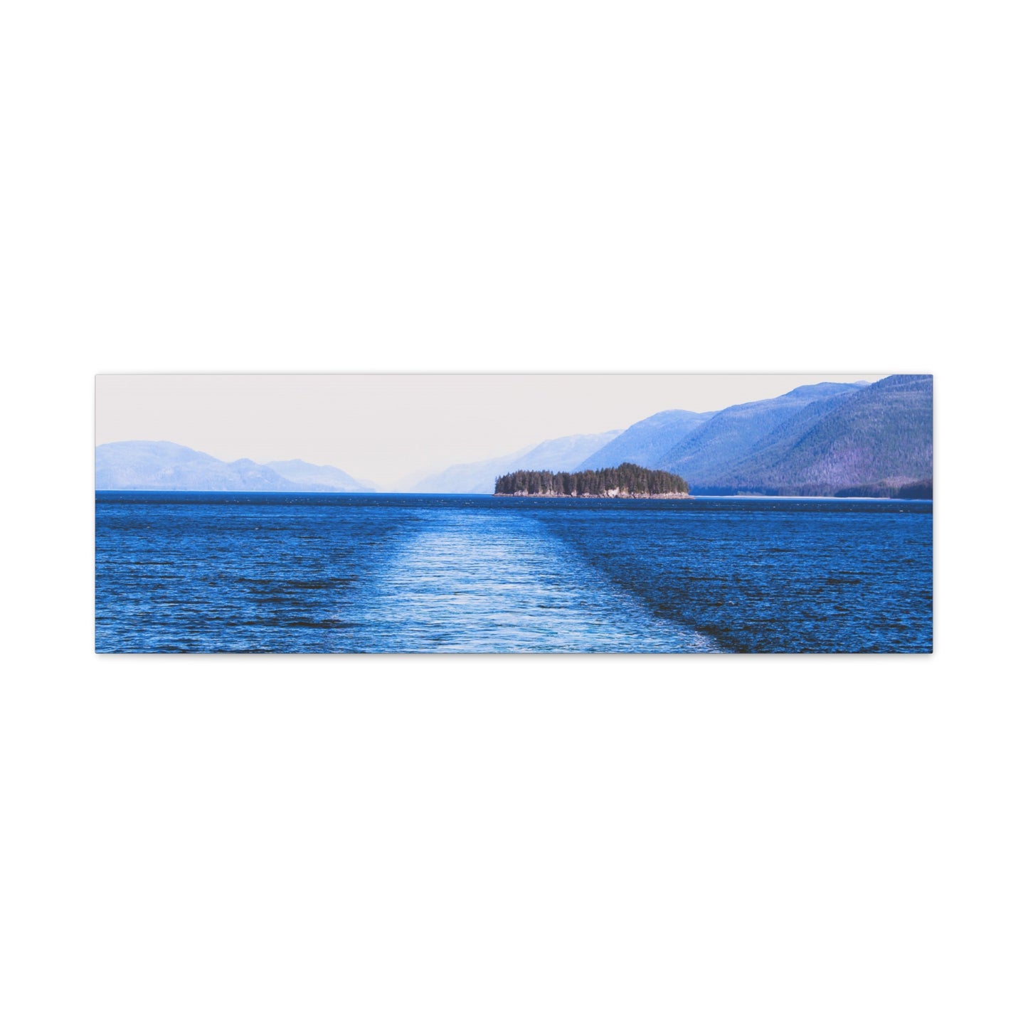 Canvas Print - Wake in Water Photo