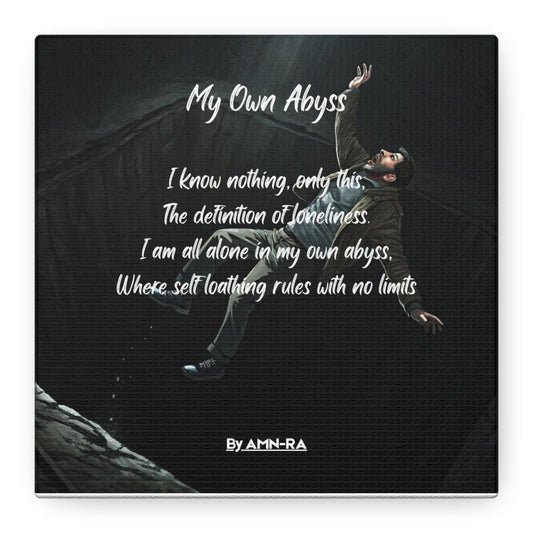 Canvas Poster - Full Color "My Own Abyss" by AMN_RA