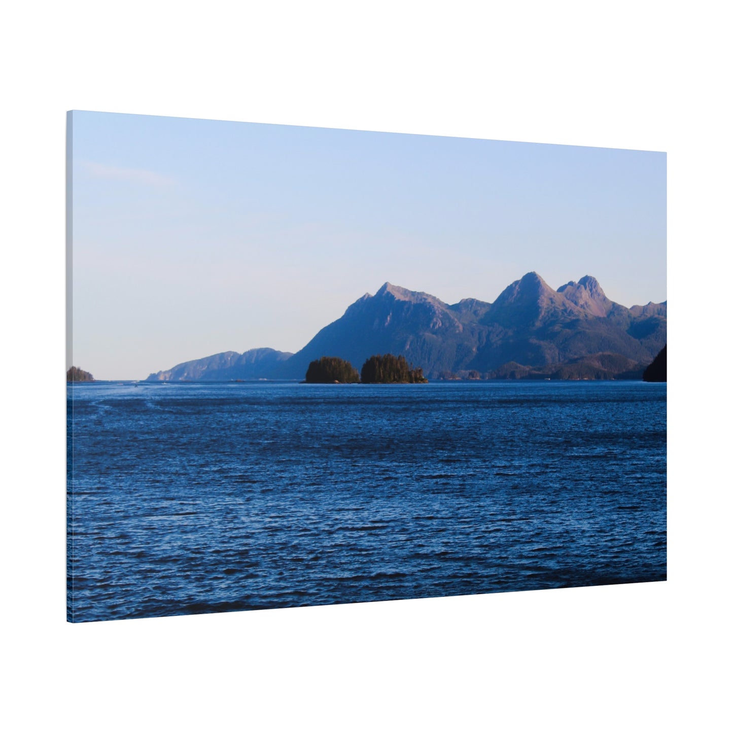 Canvas Print - Where the Mountains Meet the Ocean Photo