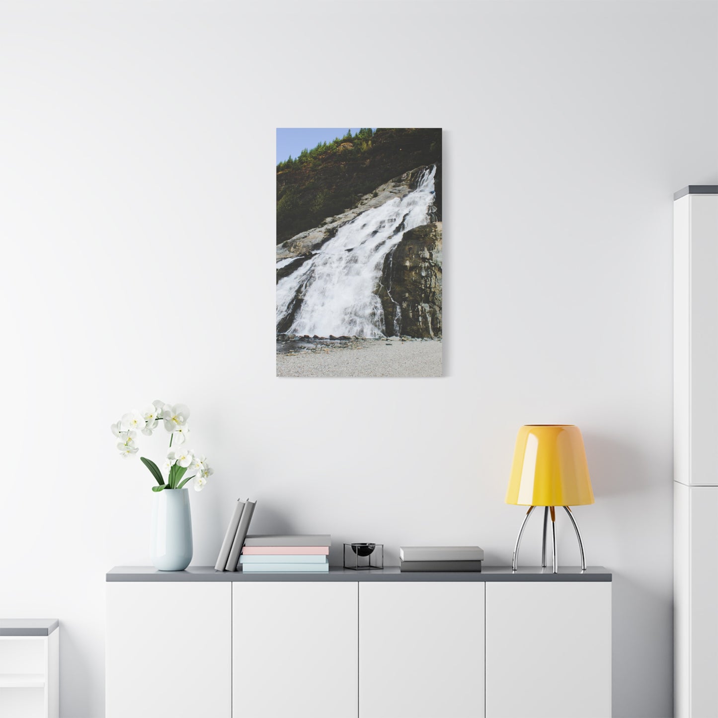 Canvas Print - Mighty Waterfall Photo