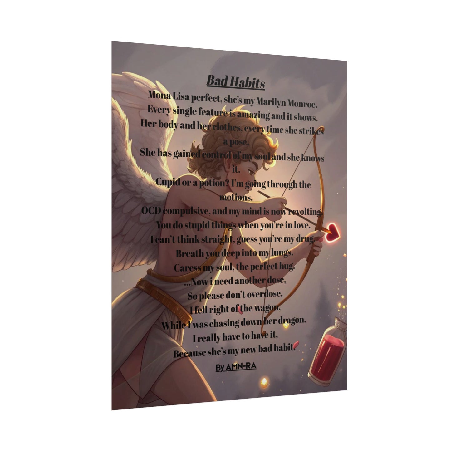 Print Poster - Bad Habits - By AMN-RA