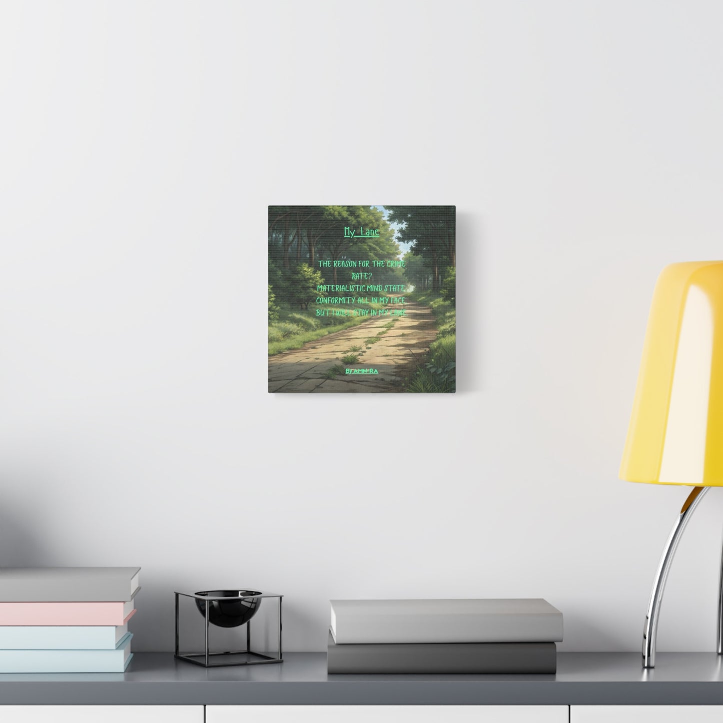 Canvas Print - My Lane - By AMN-RA