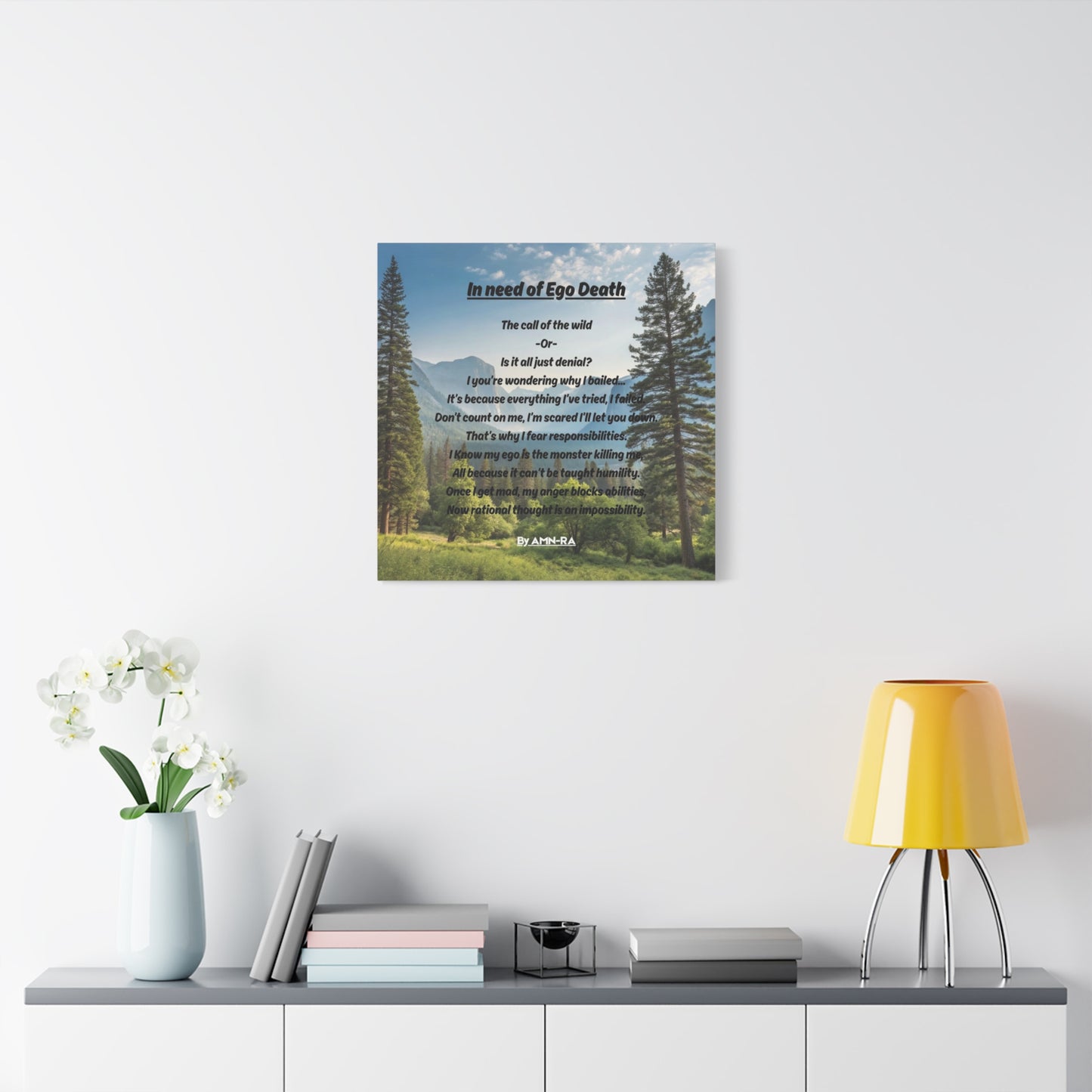 Canvas Print - In Need Of Ego Death - By AMN-RA