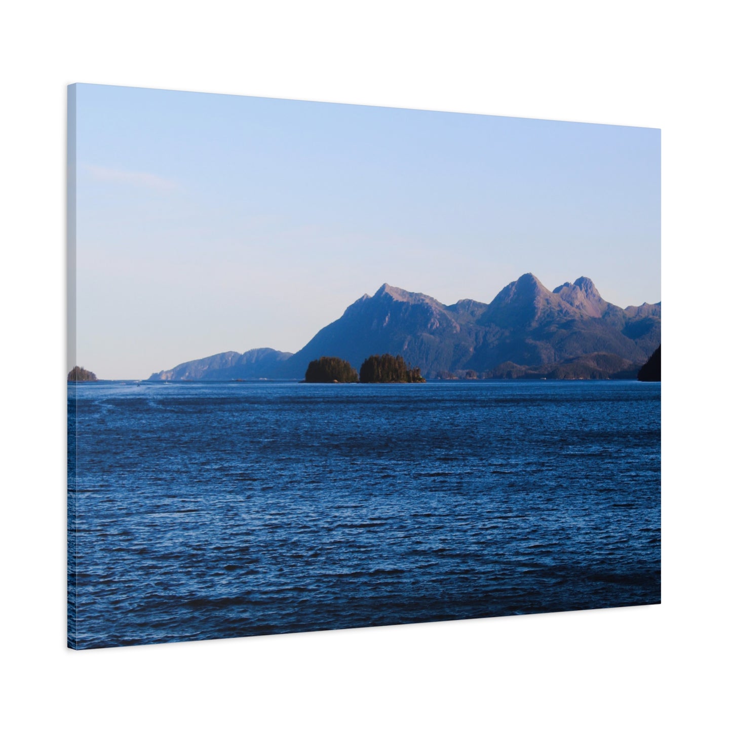 Canvas Print - Where the Mountains Meet the Ocean Photo
