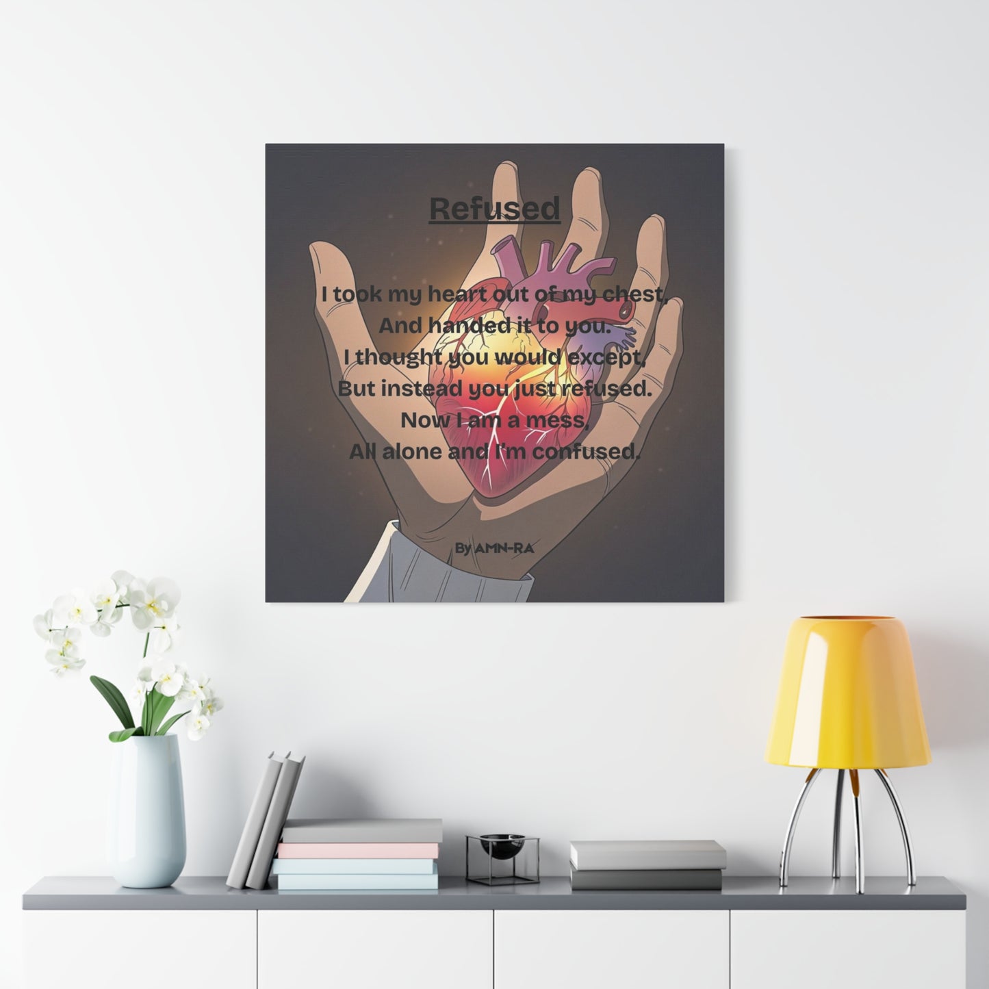 Canvas Poster - Full Color "Refused" by AMN_RA