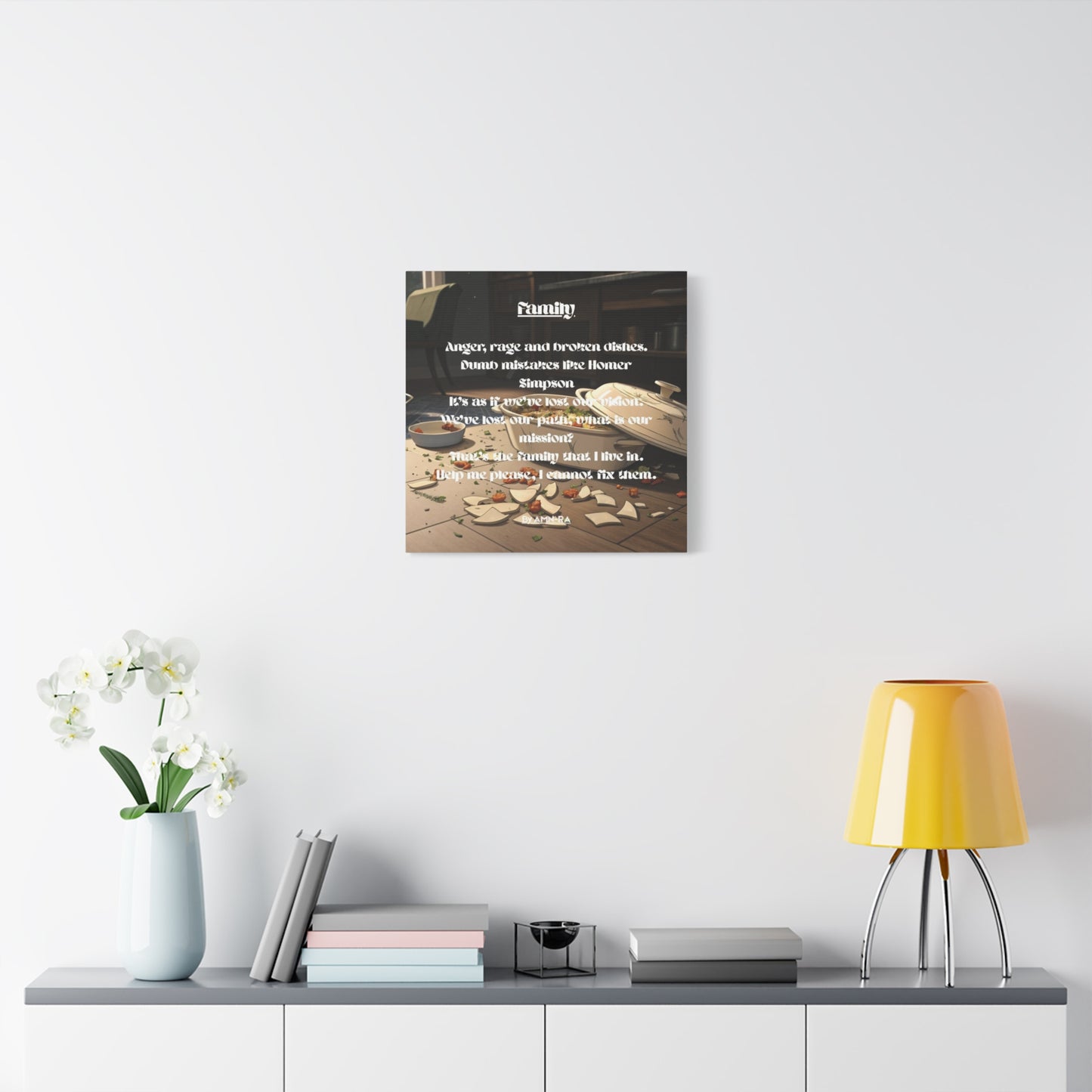 Canvas Print: Family Poem by AMN-RA
