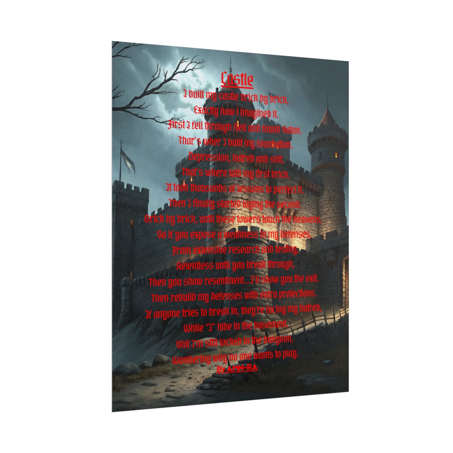 Print Poster - Castle - By AMN-RA