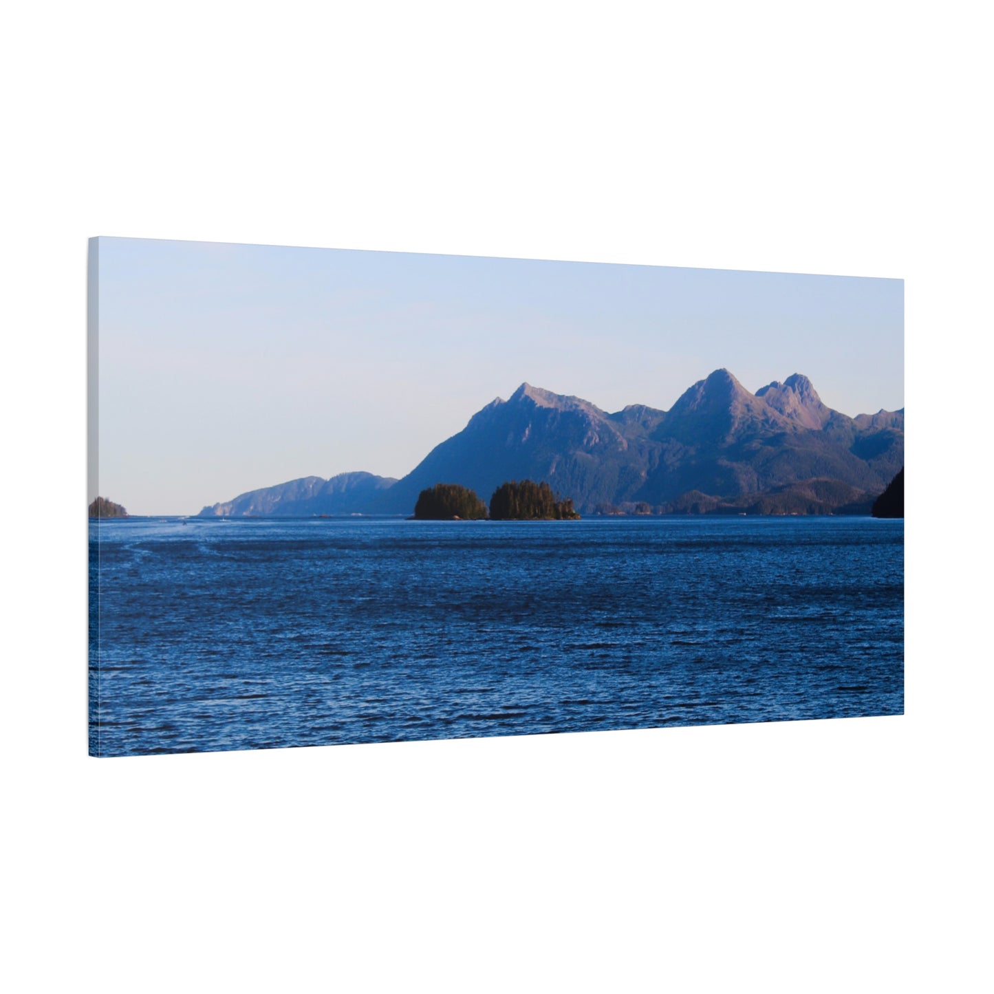 Canvas Print - Where the Mountains Meet the Ocean Photo