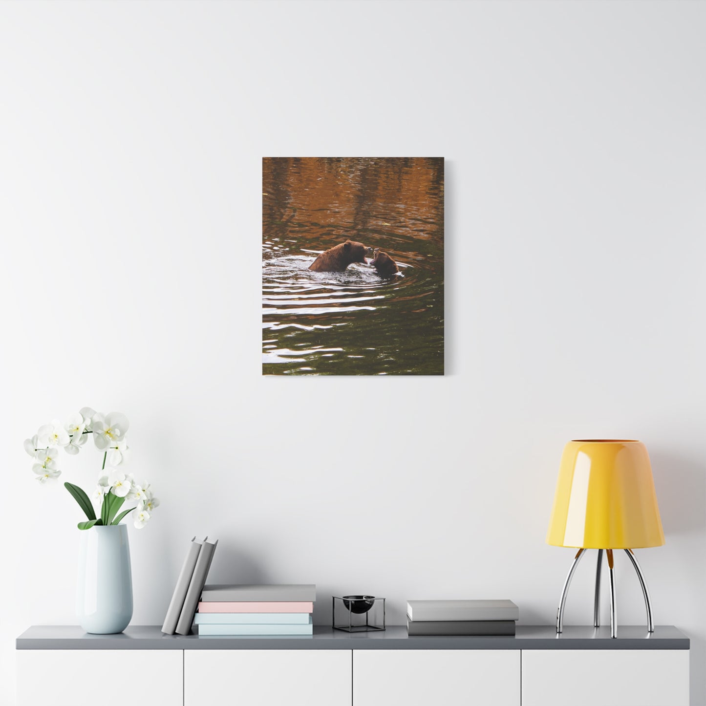 Canvas Print - Talking Bears Photograph
