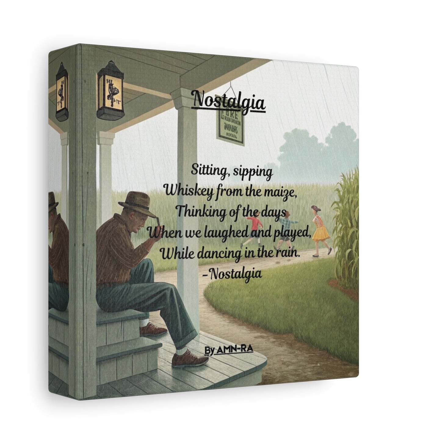 Canvas Poster - Full Color "Nostalgia" by AMN_RA