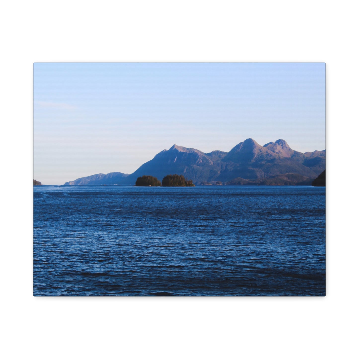 Canvas Print - Where the Mountains Meet the Ocean Photo