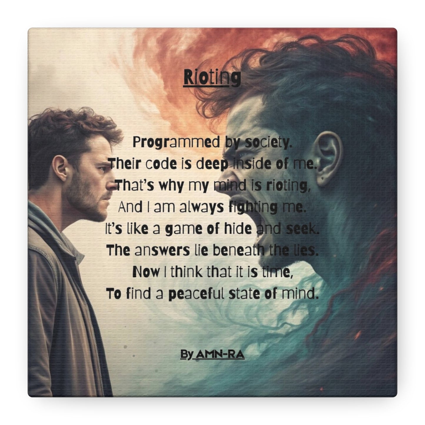 Canvas Print - Rioting - By AMN-RA